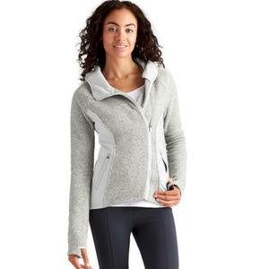 Athleta Daybreak Hoodie Jacket, Light Gray